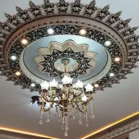 دور لوستری .آذین سقف.گل سقفی.جایگزین. کناف|خدمات پیشه و مهارت|خمینی‌شهر, |دیوار