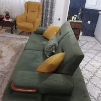 مبلمان ۸نفره مکانیزم، تخت خواب شو،در حد نو