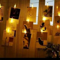 ریسه لامپ|ریسه و چراغ تزئینی|اصفهان, شهشهان|دیوار