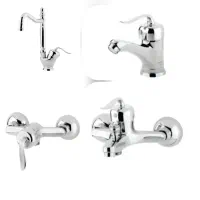 مجموعه ۴ عددی شیرالات قاجاری کروم