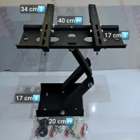 پایه دیواری تلویزیون براکت متحرک ۶ حالته تک بازو