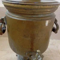 سماور روسی نیکلای اصل|کلکسیون اشیاء عتیقه|مشهد, نیروی هوایی|دیوار