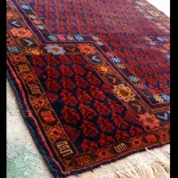 قالیچه دستباف بلوچ 1 در 1.50 سالم چله پشم سالم|فرش|ری, منصوریه منگل|دیوار