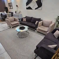 مبلمان راحتی ۷ نفره و میز نهار خوردی ۶ نفره|مبلمان خانگی و میز عسلی|تهران, سازمان برنامه جنوبی|دیوار