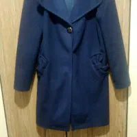 پالتو سرمه ای بسیار ضخیم