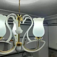 لوستر تمیز و ۳شعله|لوستر و چراغ آویز|همدان, |دیوار