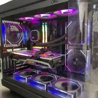 کیس گیمینگ با کارت ۶۷۰۰xt|رایانه رومیزی|شیراز, معالیآباد|دیوار