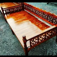 تخت یک نفره چوبی