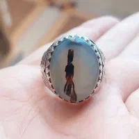 انگشتر مصور سرباز هخامنشی