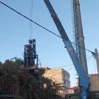 جرثقیل ۹۱۱ دکل ۱۸متری