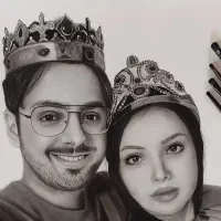 طراحی چهره|تابلو، نقاشی، عکس|قزوین, |دیوار