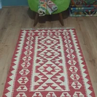 گلیم دستبافت دورنگ