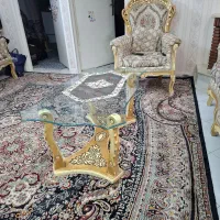 مبل استیل  ۹ نفره چوب تمیز|مبلمان خانگی و میز عسلی|تهران, افسریه جنوبی|دیوار