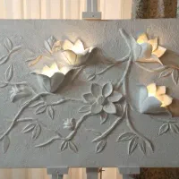 آثار هنری ، تابلو برجسته ، گچبری مدرن