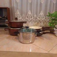 قابلمه استیل و سرویس قابلمه سرامیکی خارجی درحد نو