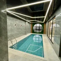 اجاره شبانه کلبه سویسی استخر جکوزی جنگلی|اجارهٔ کوتاه‌مدت ویلا و باغ|سلمان‌شهر, |دیوار