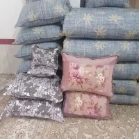 دوخت انواع بالشت وتشک پشتی  دستگاه حلاجی موجوده