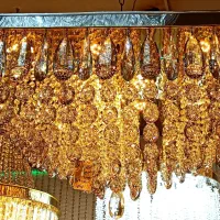 لوستر کریستالی مدل آنجلا کد 819|لوستر و چراغ آویز|قم, نیروگاه|دیوار