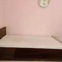 تخت یکنفره ام دی آف های کلاس با تشک نو