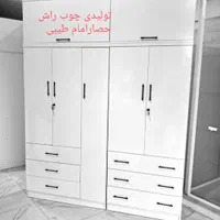 کمد چهارتیکه شش کشو۱۸۰ در ۲۳۰ کد 66|جاکفشی، کمد، دراور|همدان, |دیوار