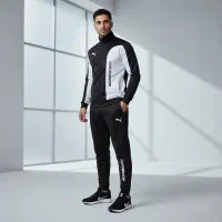 ست سوییشرت شلوار مردانه مشکی مدلMotorSport