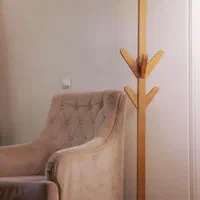 جا لباسی ایستاده تمام چوبی راش (چوب لباسی)