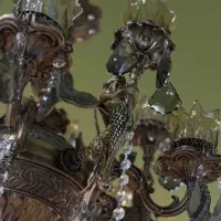 لوستر|لوستر و چراغ آویز|نیشابور, گمنام غربی|دیوار