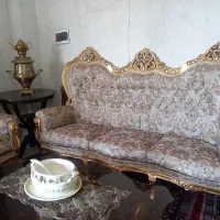 مبل سلطنتی ۹نفره|مبلمان خانگی و میز عسلی|میانه, |دیوار