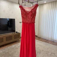 پیراهن مجلسی کار شده