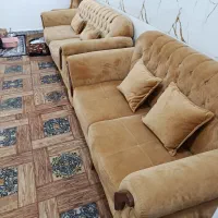 مبل ۷ نفره در حد نو|مبلمان خانگی و میز عسلی|آغاجاری, |دیوار