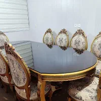 میز نهار خوری ۸ نفره|میز و صندلی غذاخوری|اهواز, زیتون کارگری|دیوار