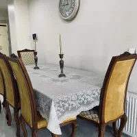 ست کامل مبل فرانسوی پارچه ترک به همراه ناهارخوری|مبلمان خانگی و میز عسلی|اصفهان, بوستان ناژوان|دیوار