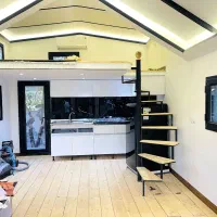 خانه ویلایی مدرن با ۲۵۰ متر زمین منظره جنگلی کوه