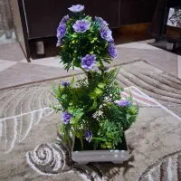 ۲عددگلدان گل مصنوعی|گل مصنوعی|چناران, |دیوار