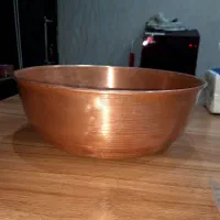 کاسه تمام مس سایز بزرگ قطر 30 سانت