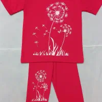 ست تیشرت و شلوارک قاصدک