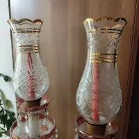 شمعدان کریستال و ساعت دیواری|صنایع دستی و سایر لوازم تزئینی|تهران, آشتیانی|دیوار