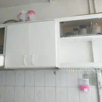 کابینت دست دوم به همراه سینک و هود کارکرده و سالم|آب‌چکان و نظم‌دهنده ظروف|مشهد, حجاب (شهرک غرب)|دیوار