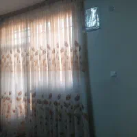 پرده کرم قهوه‌ای زیبا