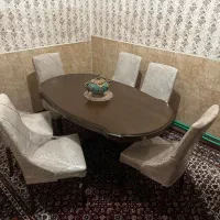 میز ناهارخوری ۶ نفره نونو تمام چوب راش اصل|میز و صندلی غذاخوری|شیراز, لشکری‎|دیوار