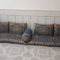 سرویس ترمه و ۱۲ تا بالشت و ۴ تا تشک