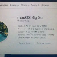 مک بوک ایر ‌۲۰۱۵|رایانه همراه|شیراز, شهرک امیر کبیر|دیوار