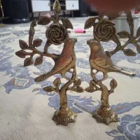 دکوری برنجی و لیوان مسی