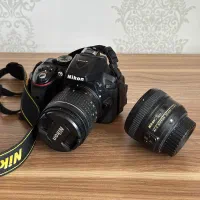 دوربین نیکون d5300 به همراه لنز نیکون 50mm