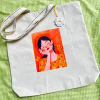 تت بگ رنگی کیف پارچه ای|کیف، کفش، کمربند|گرگان, |دیوار