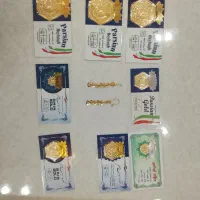 گوشواره و سکه طلا