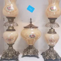 ست شعمدان و شکلات خوری و اباژور بدونه واسطه|لوستر و چراغ آویز|ورامین, ورامین|دیوار