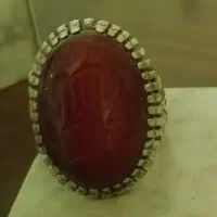 انگشتر عقیق کهنه قدمت دار وزن ۲۵ گرم