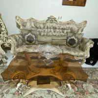 مبل سلطنتی چوب گردو|مبلمان خانگی و میز عسلی|کرج, باغستان|دیوار