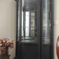 بوفه دکوری سه کنج چوبی